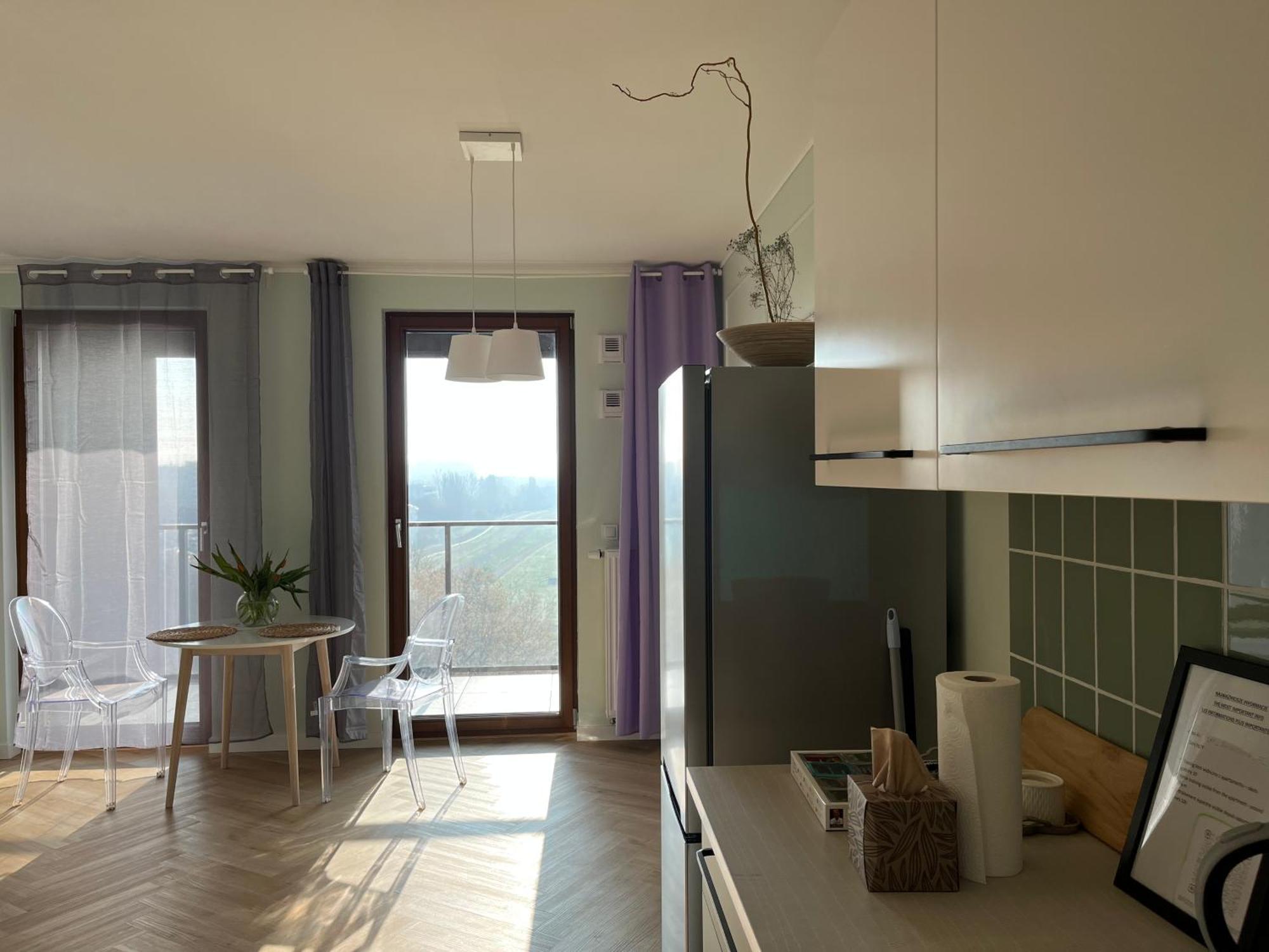 Warsaw Airport Wyscigi - City And Green View Apartment With Underground Garage Ngoại thất bức ảnh