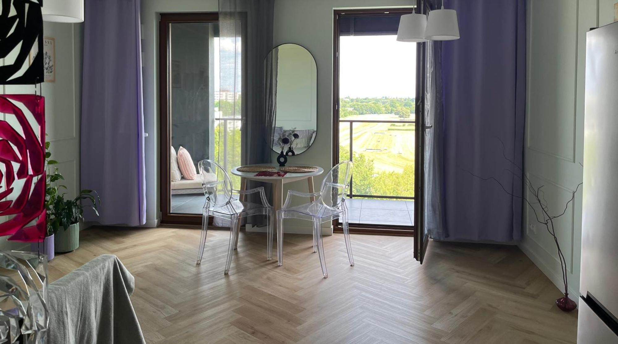 Warsaw Airport Wyscigi - City And Green View Apartment With Underground Garage Ngoại thất bức ảnh